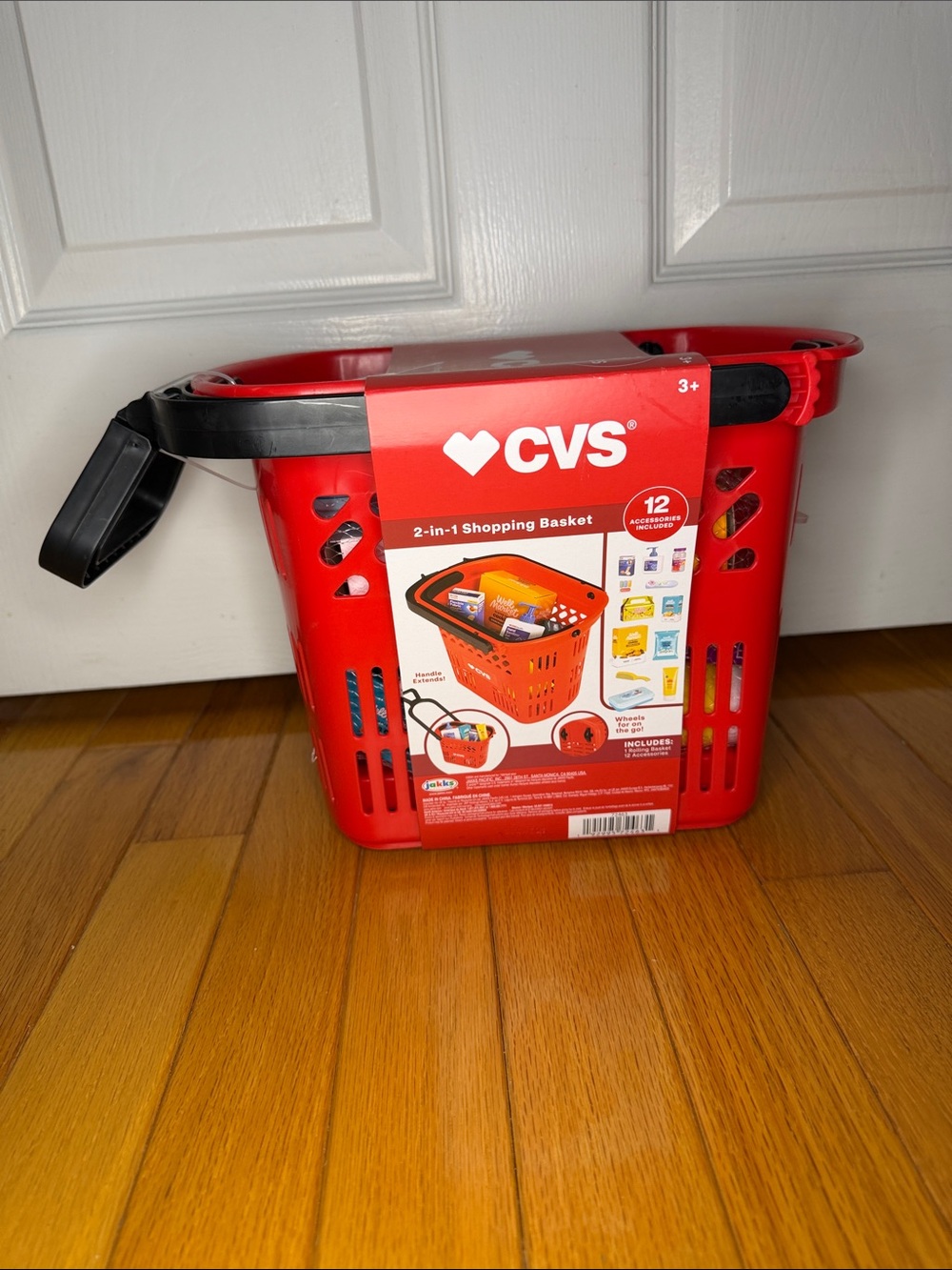 NWT CVS Red 2-in-1 Shopping Basket Toy - Picture 2 of 4